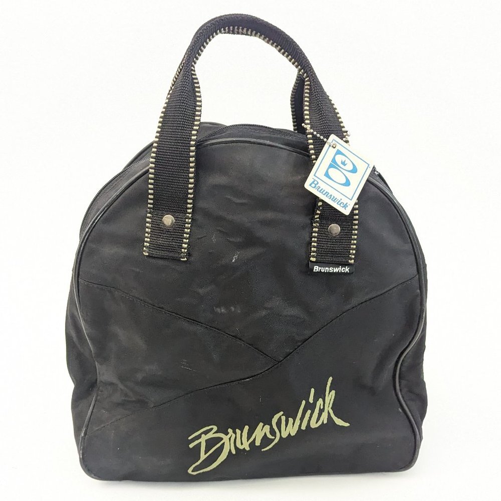🎳 Vintage 1980's Brunswick Zip up Bowling Ball Bag 🎳
